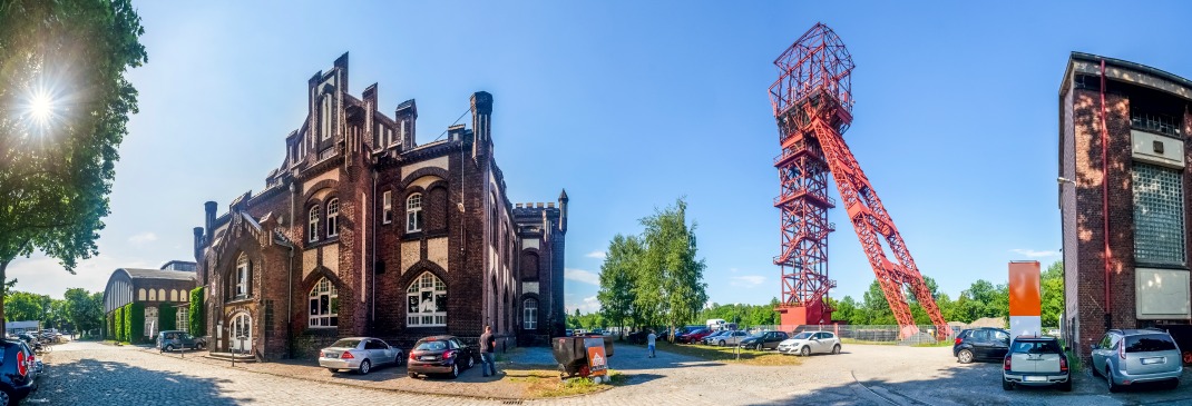 Stadt Essen im Sommer